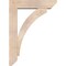 Ekena Millwork Thorton Slat Smooth Bracket w/ Offset Brace, Douglas Fir, 7 1/2"W x 32"D x 44"H BKT0806X32X44THR06SDF - alternate 4